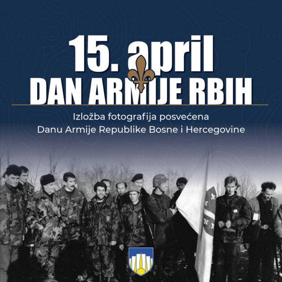 Najava izložbe fotografija “15. april – Dan Armije RBiH” u galeriji općine Novi Grad Sarajevo